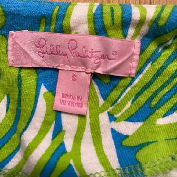 Lilly Pulitzer Limeade Roar of the Jungle Charlene Shift Dress‎ blue green small - Picture 4 of 11